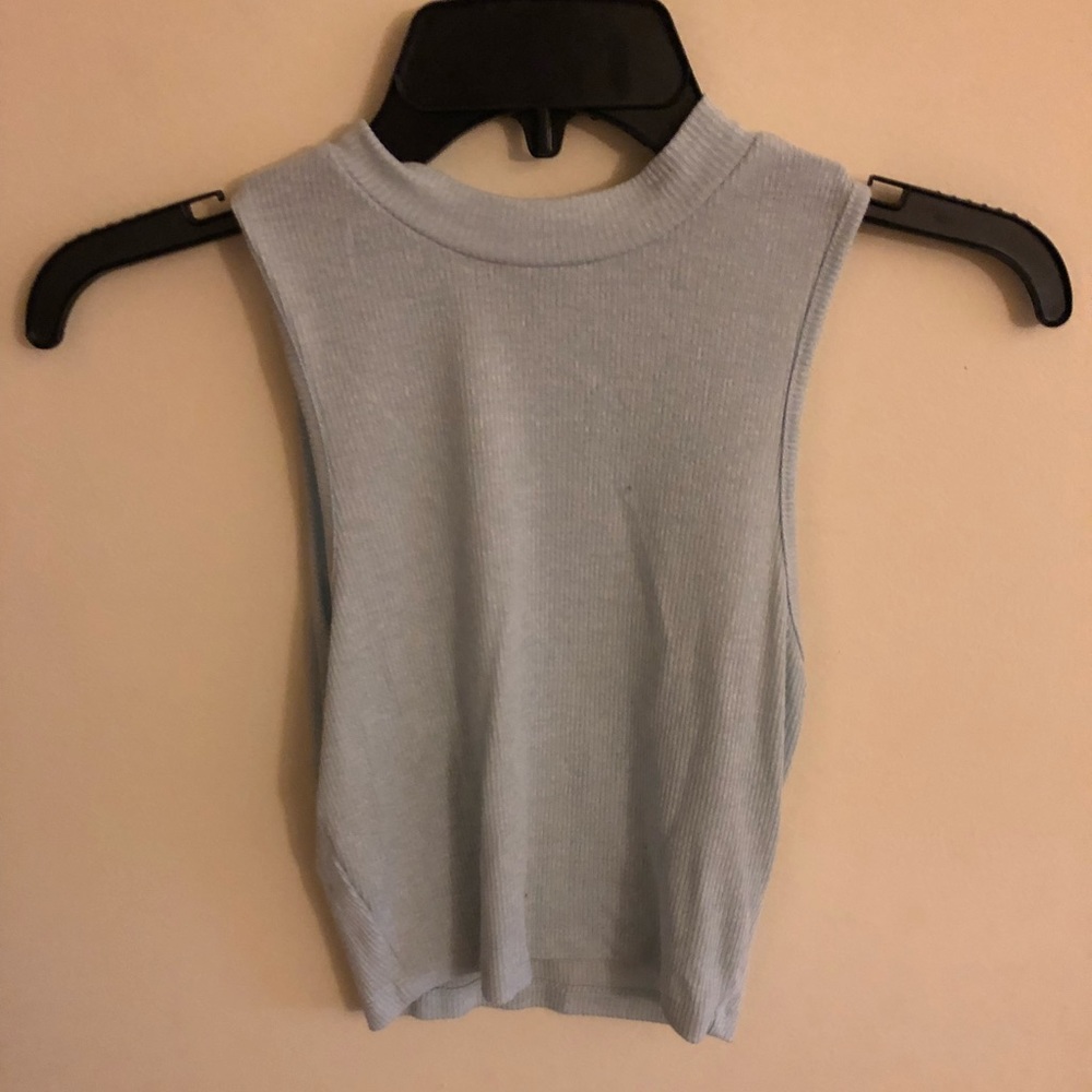 Charlotte Russe Baby Blue Crop Top
